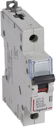 Выключатель автоматический Legrand DX3-E 6000 1п 25А B 10кА фото Выключатель автоматический Legrand DX3-E 6000 1п 25А B 10кА картинка